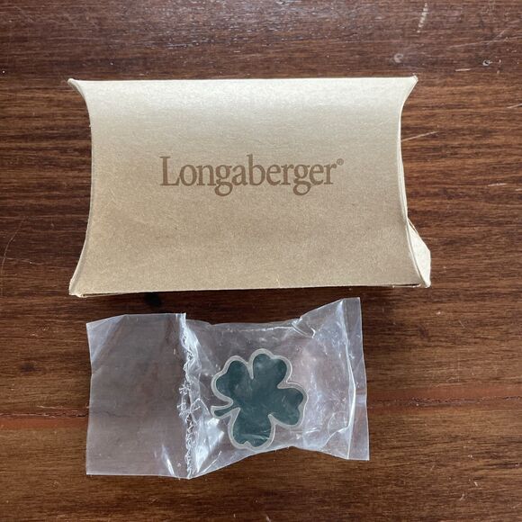 Longaberger Shamrock Knob #23282 NEW - Picture 1 of 2